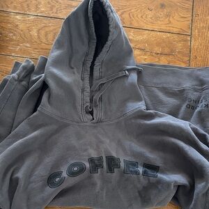 Gray Hoodie and Sweatpants Set